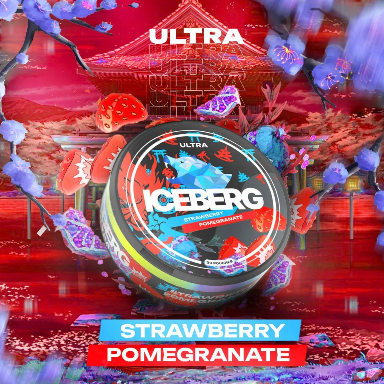ICEBERG Strawberry Pomegranate
