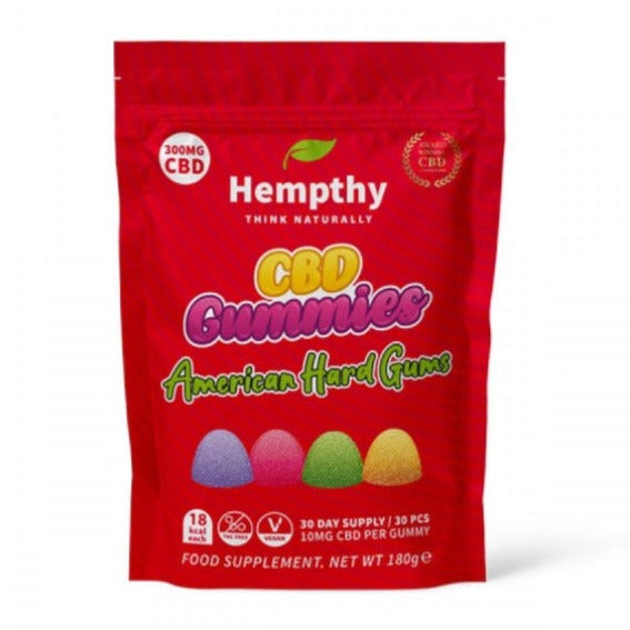 HEMPTHY CBD Gummies American Hard Gums 300mg