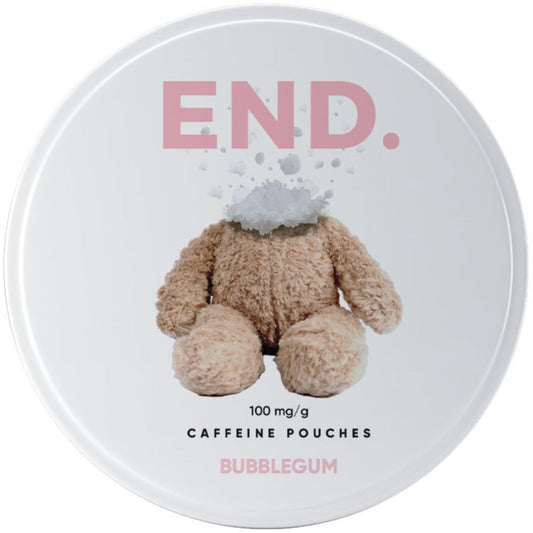 END Bubblegum Caffeine Pouches