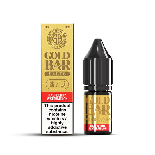 Gold Bar Raspberry Watermelon E-liquid 10ml